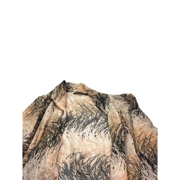 Vintage Y2K Pure Sugar Womens Silk Open Front Kimono Sheer Fairy Whimsical - Picture 2 of 8